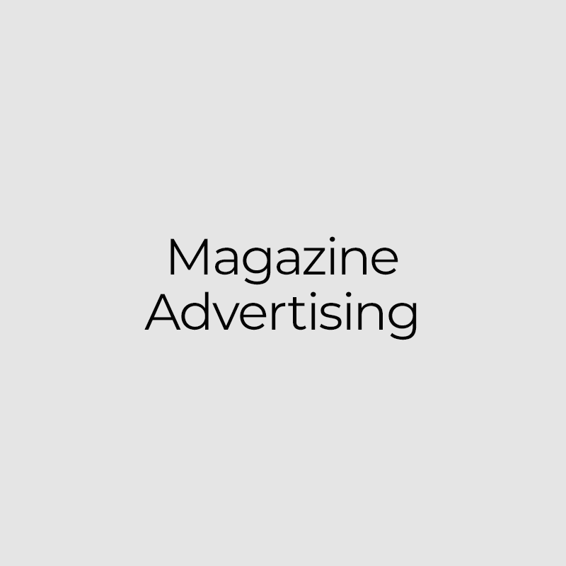 magazine advertising